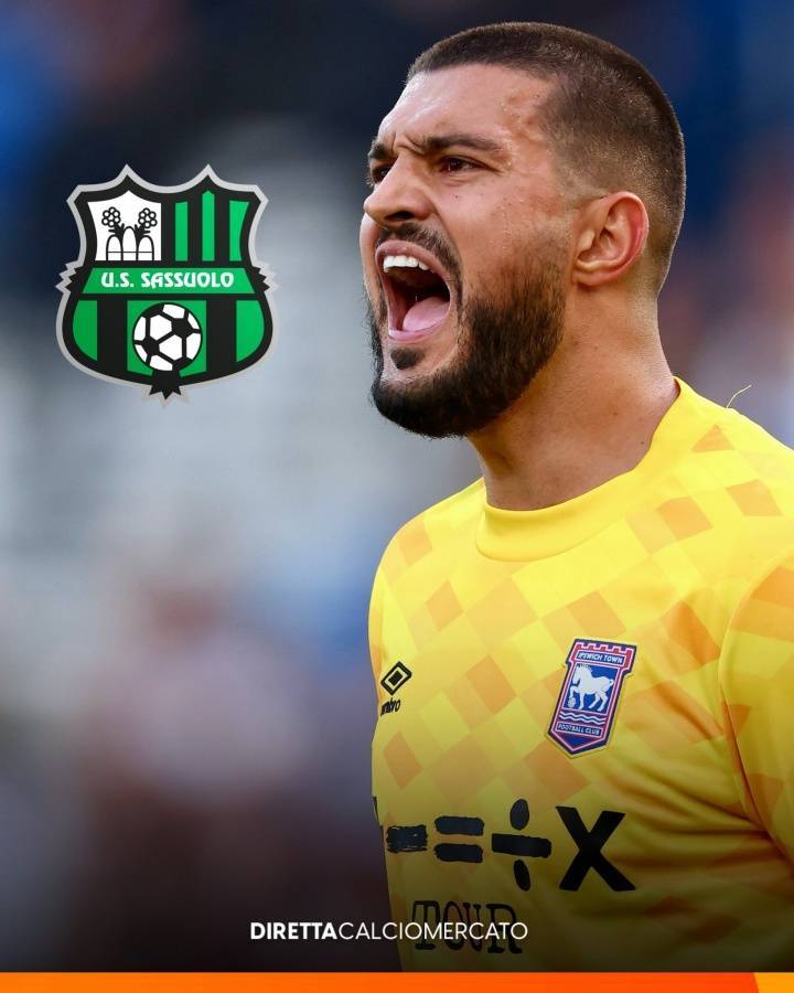 天空体育：萨索洛谈判伊普斯维奇门将穆里奇，想要先租后买