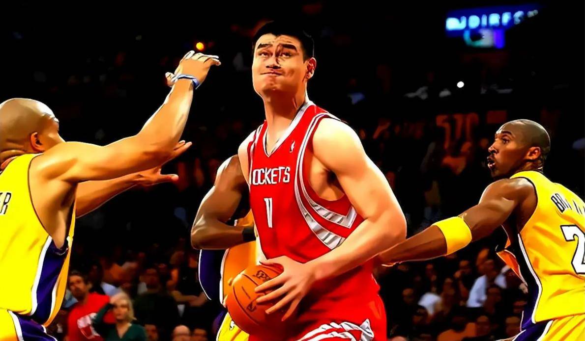 姚明单打科比,科比真能防住吗?