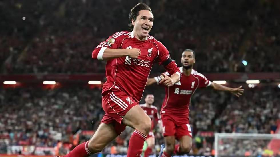 英超：利物浦前锋基耶萨炮轰前东家尤文图斯，无故禁训一月毁我状态