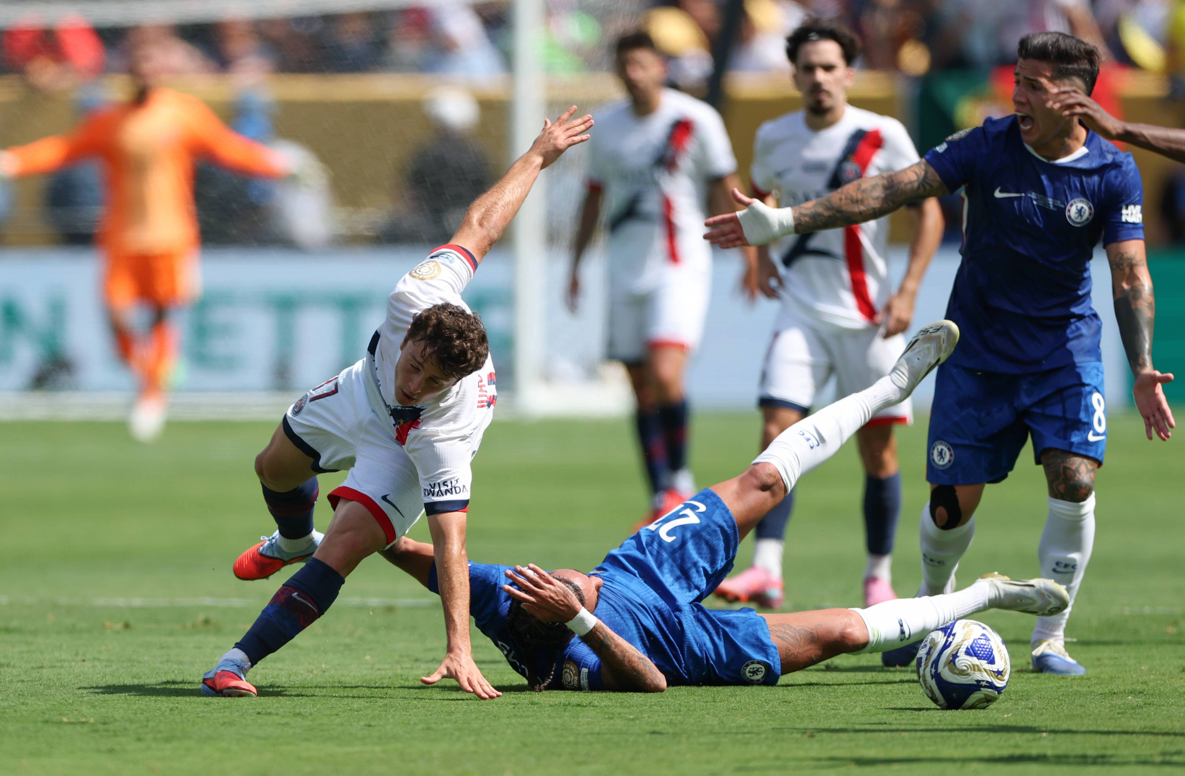 (体育)足球——世俱杯决赛:切尔西胜大巴黎 夺得世俱杯冠军