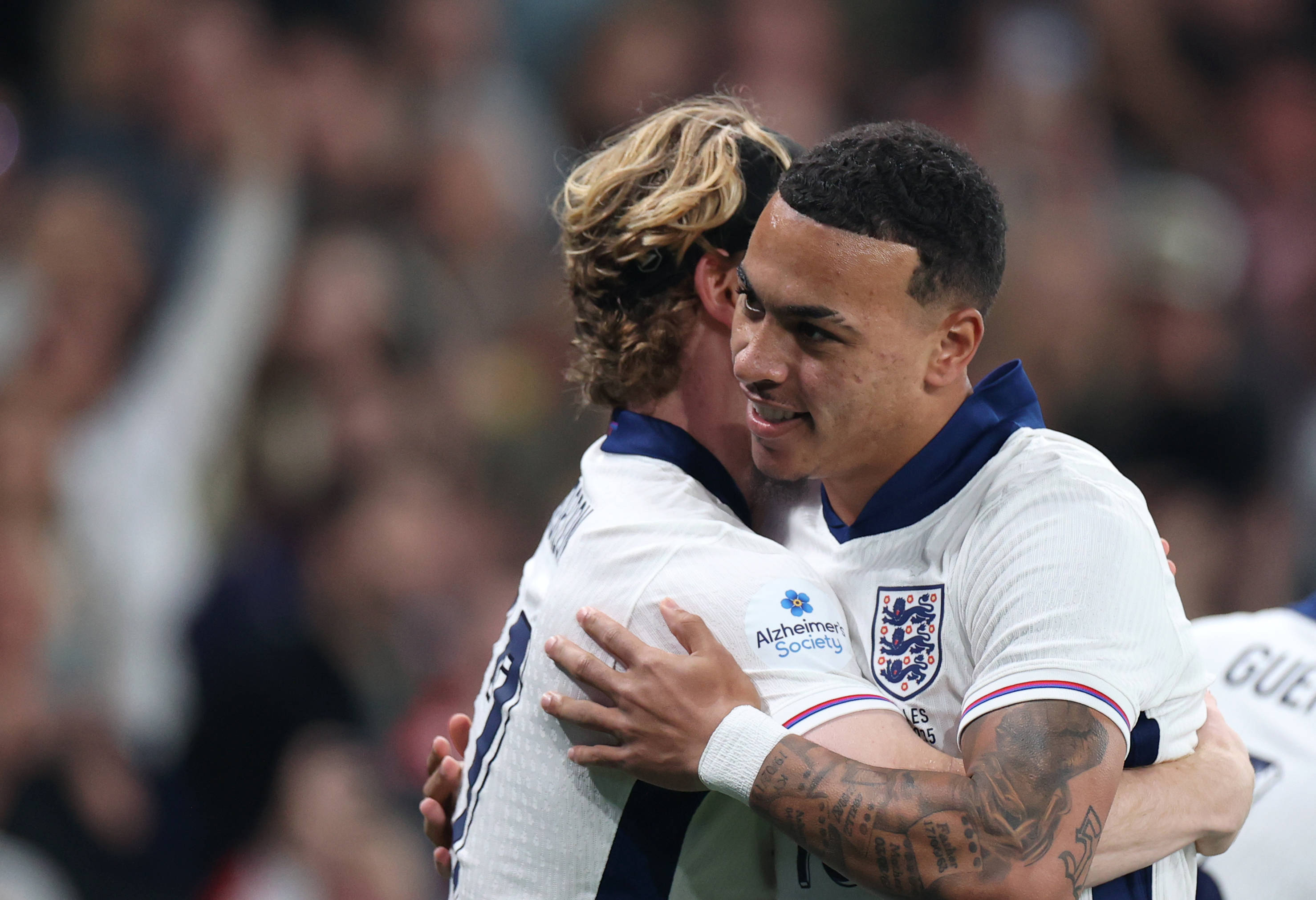 (体育)足球——热身赛:英格兰胜威尔士